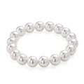 White Shell Pearl Stretch Bracelet (7.25 7.75In) - Sticky add to cart bar