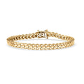 EverTrue Bronzella Collection Scale Link Bracelet in 18K YG Plated Bronze (6.50 In) - Sticky add to cart bar
