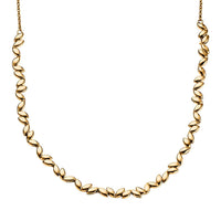 EverTrue Bronzella Collection Line Necklace in 18K YG Plated Bronze 18-20 Inches