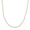 Opalite 60.00 ctw Rondelle Beaded Necklace in Goldtone 18-20 Inches - Sticky add to cart bar