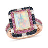 Ethiopian Welo Opal & Blue Sapphire