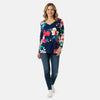 Navy Floral