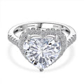 Doorbuster IGI Certified 950 Platinum Luxuriant Lab Grown Diamond (E-F, VS) Ring (Size 10.0) (6 g) 5.50 ctw - Sticky add to cart bar