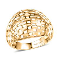 EverTrue Fancy Ring in 18K YG Plated Bronze (Size 10)