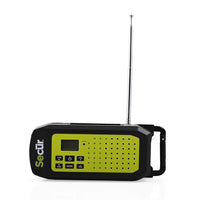 Secure NOAA Weather Band AM/FM - Flashlight, Solar Crank, Phone Charger and USB