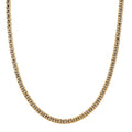 Classic Cuban Link Chain Necklace in ION Plated YG Stainless Steel 20-22 Inches - Sticky add to cart bar
