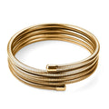 Cuff Bangle in ION Plated YG Stainless Steel (7.50 In) - Sticky add to cart bar