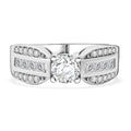 Simulated Diamond Ring in Sterling Silver (Size 6.5) - Sticky add to cart bar