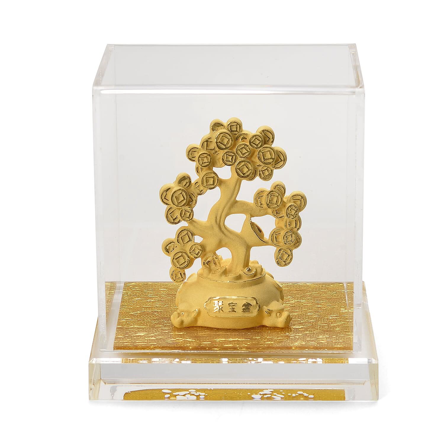 24K Yellow Golden Money Tree Ornament 210mg