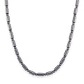 Terahertz 150.00 ctw Fancy and Barrel Beaded Necklace in Stainless Steel 18 Inches - Sticky add to cart bar