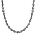 Terahertz 240.00 ctw Cushion and Beaded Necklace in Stainless Steel 18-20 Inches - Sticky add to cart bar