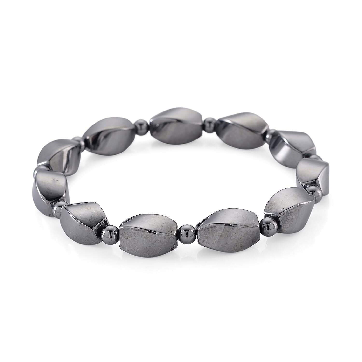 Terahertz 90.00 ctw Fancy and Beaded Stretch Bracelet