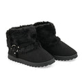 Love 83 Black Faux Fur and Suede Short Boots 6 - Sticky add to cart bar