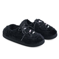 RAMPAGE Fur Black Teddy Bead Lace Up Slippers S - Sticky add to cart bar