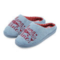 Spoiled Angel Grey Wine House Slipper L - Sticky add to cart bar