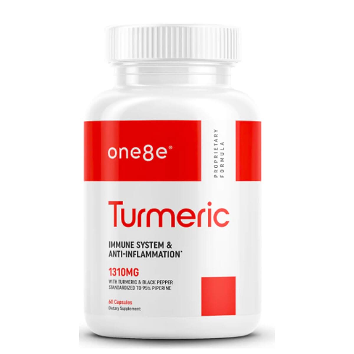 One8e Turmeric Anti-Inflammation & Immune System Supplement (60 Capsules) Made in US