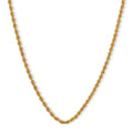 Rope Chain Necklace in 22K Yellow Gold 4.36 Grams 20 Inches - Sticky add to cart bar