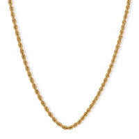 Rope Chain Necklace in 22K Yellow Gold 4.36 Grams 20 Inches