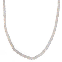 D'Joy Ethiopian Welo Opal 37.00 ctw Beaded Necklace in 18K Vermeil Yellow Gold Over Sterling Silver 18-20 Inches