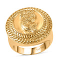 EverTrue Bronzella Collection Italian Republic Coin Men's Ring in 18K YG Plated Bronze (Size 10.0) - Sticky add to cart bar