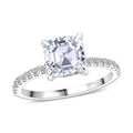 IGI Certified Luxuriant Lab Grown Diamond SI1-SI2 2.25 ctw Ring in 14K White Gold (Size 10.0) - Sticky add to cart bar