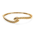 EverTrue Bronzella Collection Full Bangle Bracelet in 18K Yellow Gold Plated Bronze (6.50 In) - Sticky add to cart bar