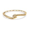 EverTrue Bronzella Collection Panther Bangle Bracelet in 18K YG Plated Bronze (7.25 In) - Sticky add to cart bar