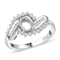 Luxuriant Lab Grown Diamond G-H SI 0.30 ctw Ring in 950 Platinum (Size 7.0)