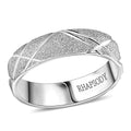 Doorbuster Rhapsody 950 Platinum Band Ring (Size 8.0) (5.25 g) - Sticky add to cart bar