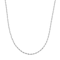 950 Platinum Beaded Chain Necklace (18 Inches) (10.60 Grams)