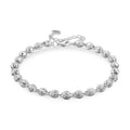 Rhapsody Luxe Beaded Chain Bracelet in 950 Platinum (6.50-8.0 Inche) (6.50 Grams) - Sticky add to cart bar