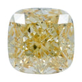 IGI Certified Luxuriant Lab Grown Yellow Diamond (VS2) (Sqr Cush) 1.00 ctw - Sticky add to cart bar