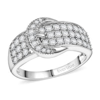 EverTrue Moissanite Ring in Platinum Bond (Size 10.0) 0.75 ctw