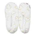 Mossimo White Heart Slippers with Grippers - S/M - Sticky add to cart bar