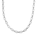 Interlocking Chain Necklace in Stainless Steel 20 Inches - Sticky add to cart bar