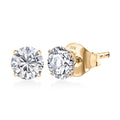 Moissanite 1.15 ctw Earrings in 10K Yellow Gold - Sticky add to cart bar