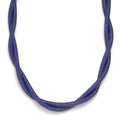 Austrian Crystal Twisted Rope Necklace (20-22 Inches) in Silvertone - Sticky add to cart bar