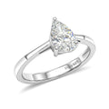 J Francis Embellished with Zirconia by Swarovski Ring in Platinum Over Sterling Silver (Size 7.0) 1.30 ctw - Sticky add to cart bar