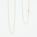 0.55mm Rope Chain Necklace in 14K Yellow Gold 0.65 Grams 18 Inches - Sticky add to cart bar