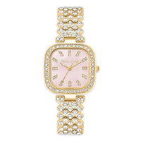Closeout Jessica Carlyle Square Watch in Goldtone