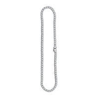 D'Joy Moissanite 37.60 ctw Timeless Classics Necklace in Rhodium Over Sterling Silver 18 Inches