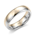 Luxoro 10K Yellow and White Gold Wave Pattern Band Ring (Size 7.0) (3.70 g) - Sticky add to cart bar