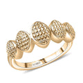 Luxoro 10K Yellow Gold Weaving Pattern Ring (Size 6.0) (3.70 g) - Sticky add to cart bar