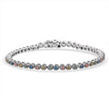 Luxuriant Lab Grown Multi Diamond (SI) Bracelet in Rhodium Over Sterling Silver (6.50 In) 2.20 ctw - Sticky add to cart bar