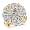 Yellow Gold Over Sterling Silver