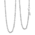 La Bella Italian Cristallino Chain Necklace in Sterling Silver 17.25 Grams 20 Inches - Sticky add to cart bar