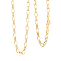 La Bella Italian Rolo Chain Necklace in 14K Yellow Gold Over Sterling Silver 9 Grams 20 Inches - Sticky add to cart bar