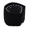 Terahertz Beaded Bracelet with Black Polyester Wrap 250.00 ctw (12.5 In) - Sticky add to cart bar