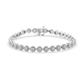 Diamond 3.00 ctw Bracelet in 14K White Gold (7.00 In) 9.5 Grams - Sticky add to cart bar