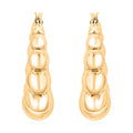 Bead Hoop Earrings in 14K Yellow Gold 4.82 Grams - Sticky add to cart bar